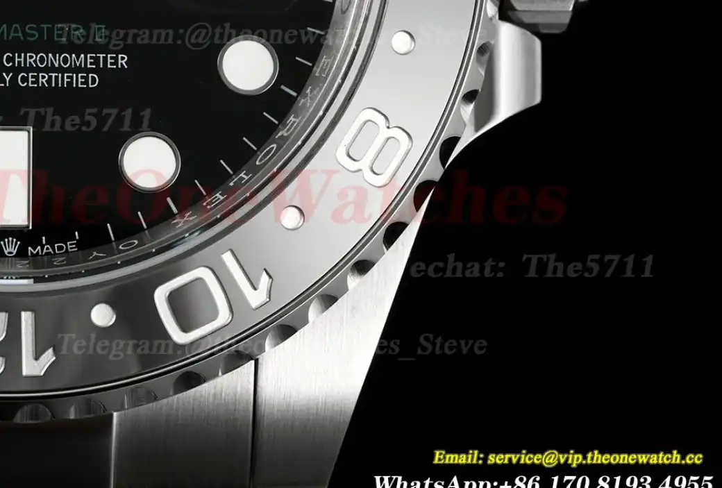 GMT Master II 126710 Bruce Wayne Oys 40mm SS SS Black Dial THBF SH3285