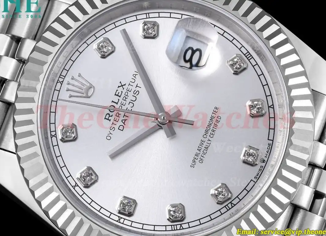 Datejust 126334 41MM SS SS Silver Dia EWEF A3235