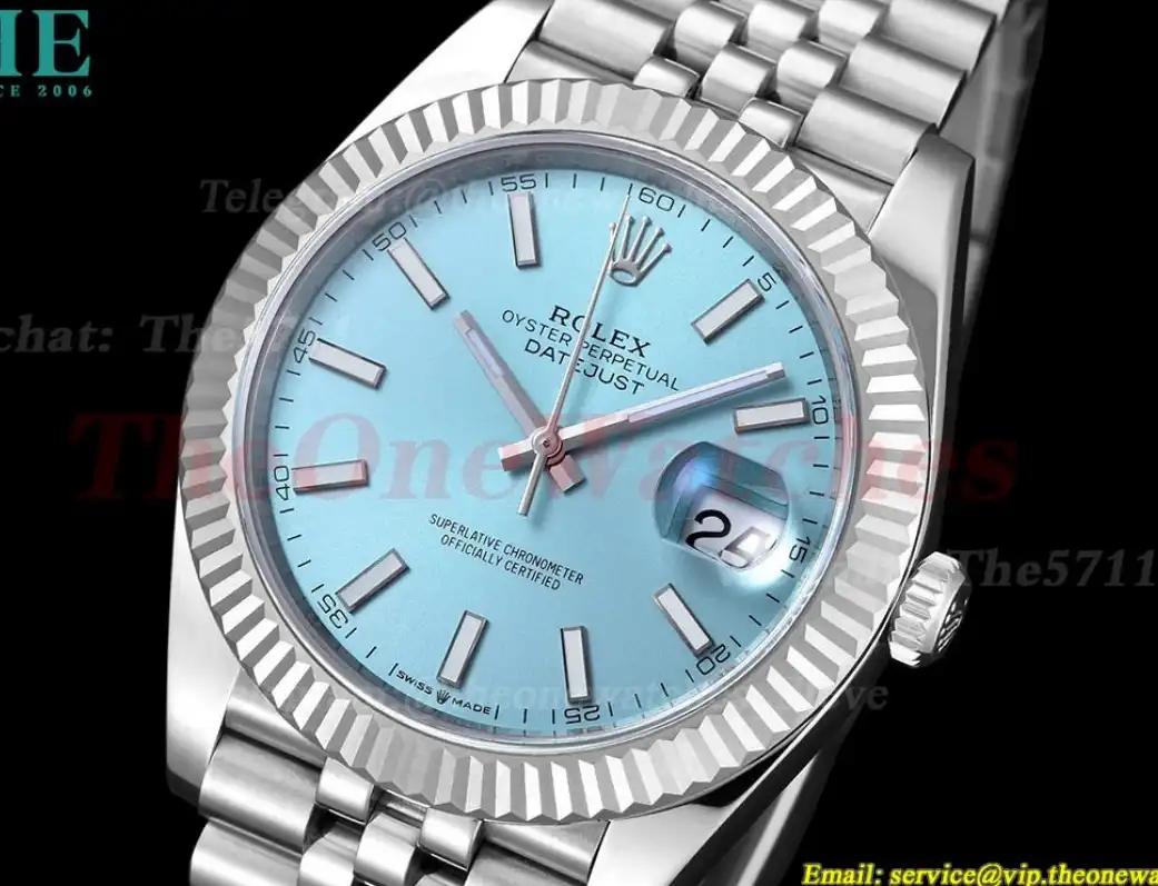 Datejust 126334 41MM SS SS Tiffany Blue DIal EWEF A3235