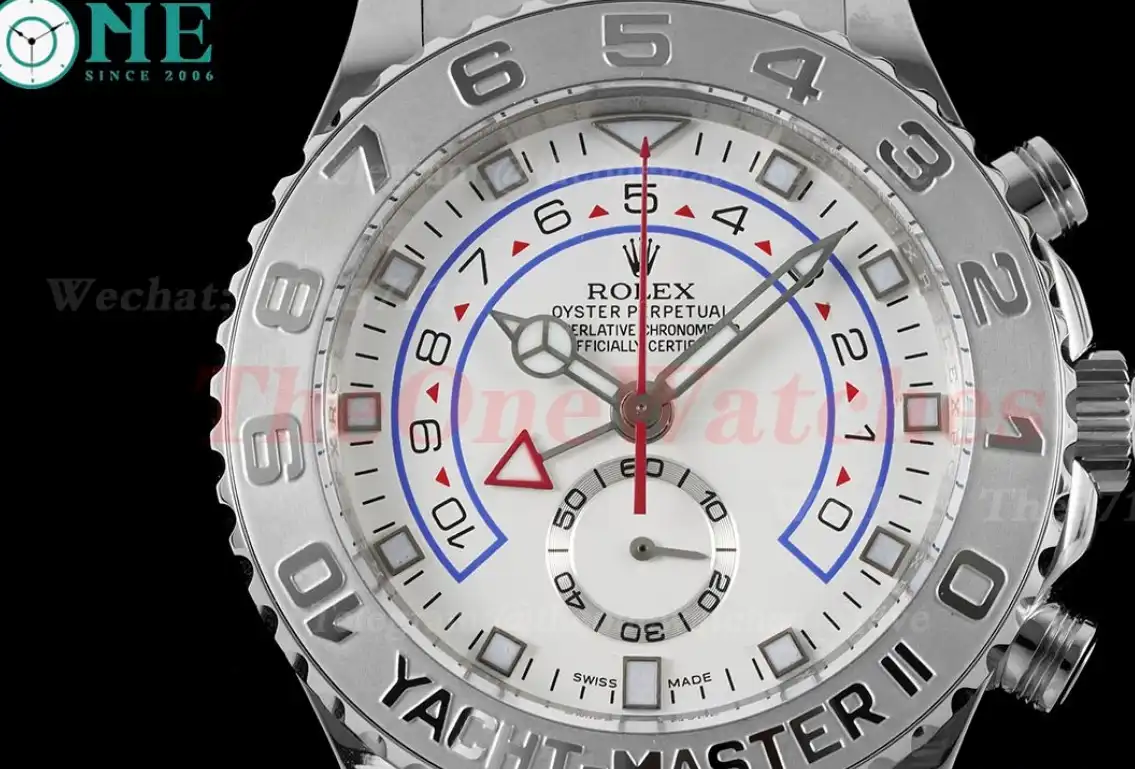 Yacht-Master II 116689 44mm SS SS White Num KF A7750