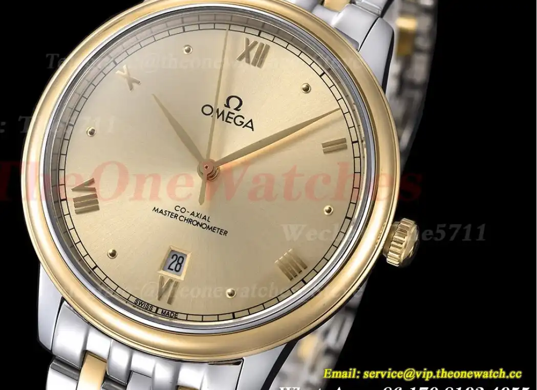 De Ville Date 40mm YG SS Gold Dial GDF MY8215