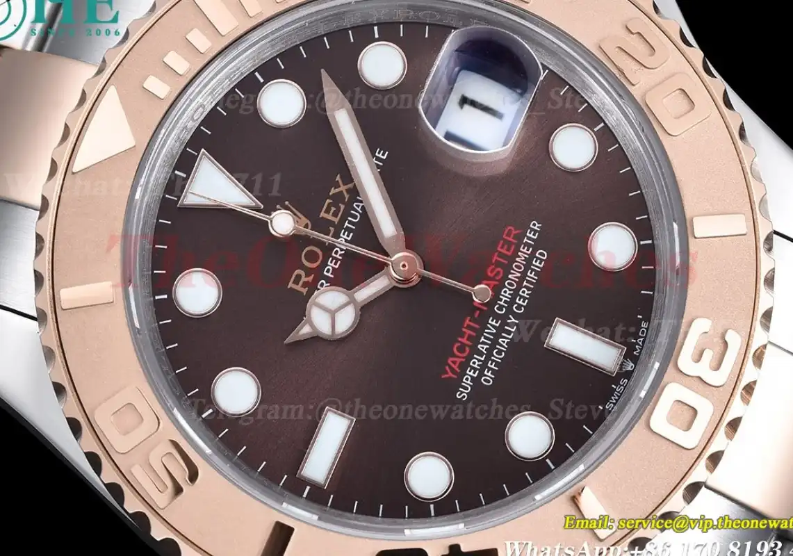 Yacht-Master 126621 40mm RG SS Brown Dot GDF MY8215