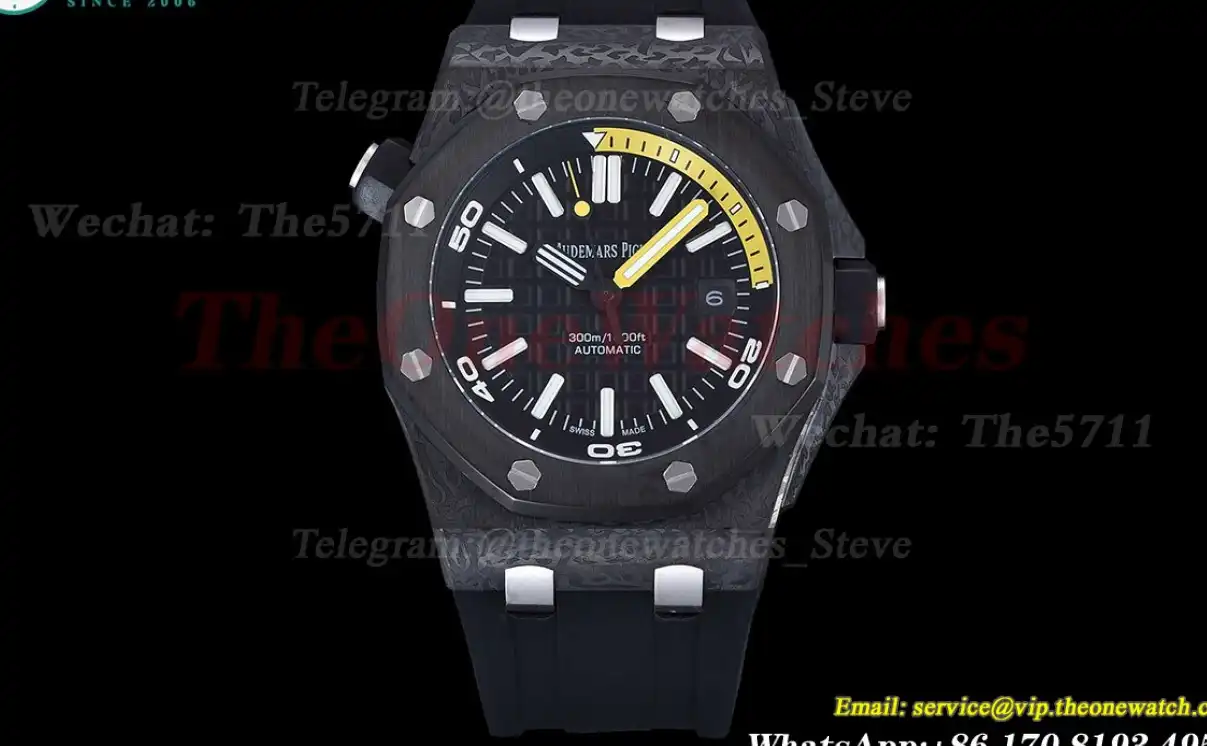 Royal Oak Offshore Diver 15706 42mm FC RU Black Stk GDF MY8215