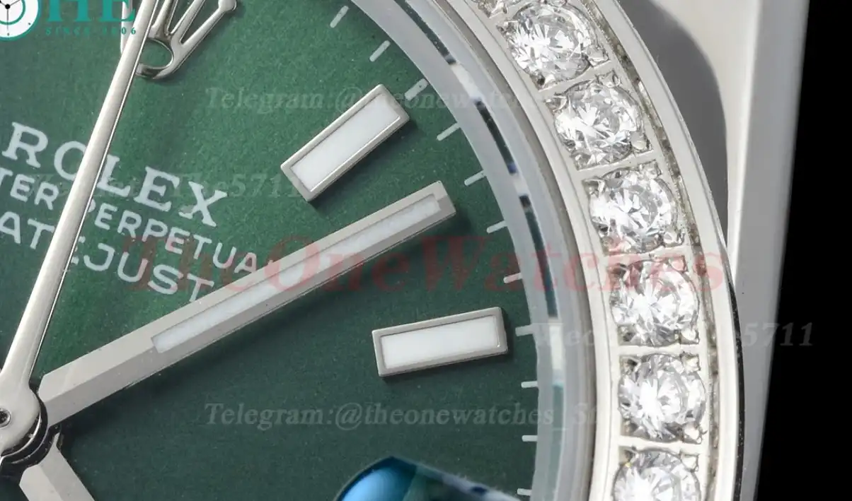 Datejust 28mm Dia SS SS Green Stk GDF MY8215