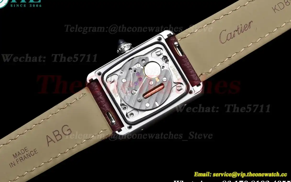 Tank Must Small SS LE White dial On Red Leather Strap K11F Quartz