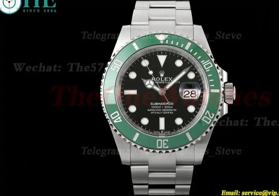 Submariner 126610LV Starbucks 41mm SS SS Black Dot JQF VR3235