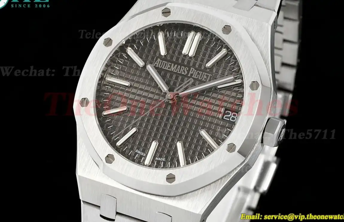 Royal Oak 41mm 15510 SS SS Grey Stk IPF A4302 Super Clone