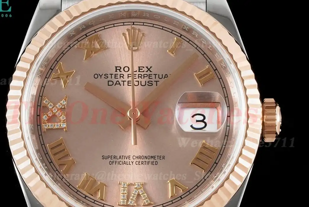 Datejust 126231 36mm Jub RG SS Rose Gold Rmn VSF VS3235