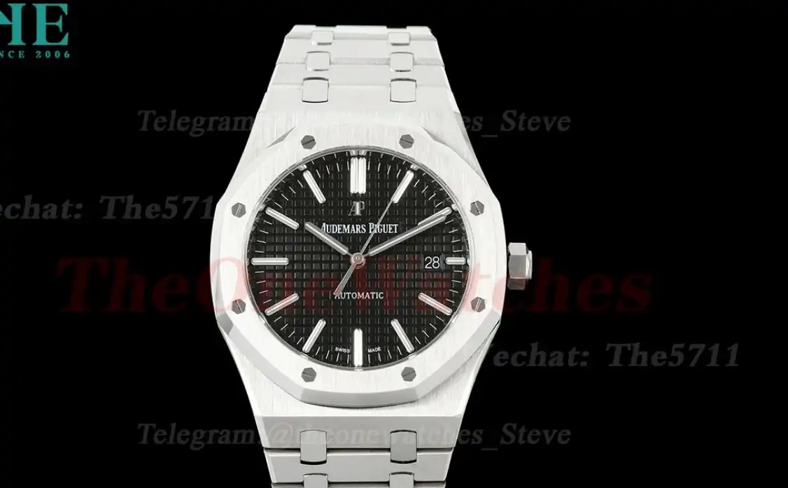 Royal Oak 15400 41mm SS SS Black Dial TKF SA3120 Super Clone