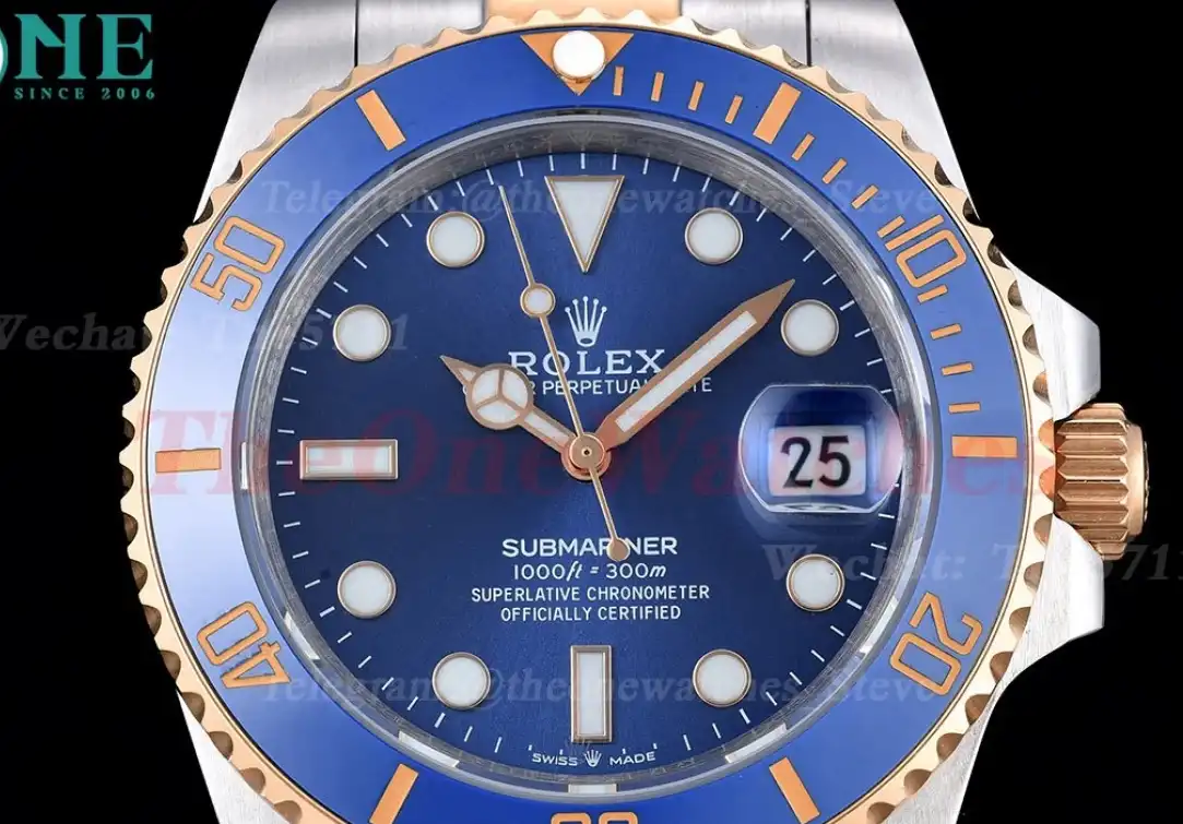 Submariner 41mm RG SS Blue Dial GDF MY8215