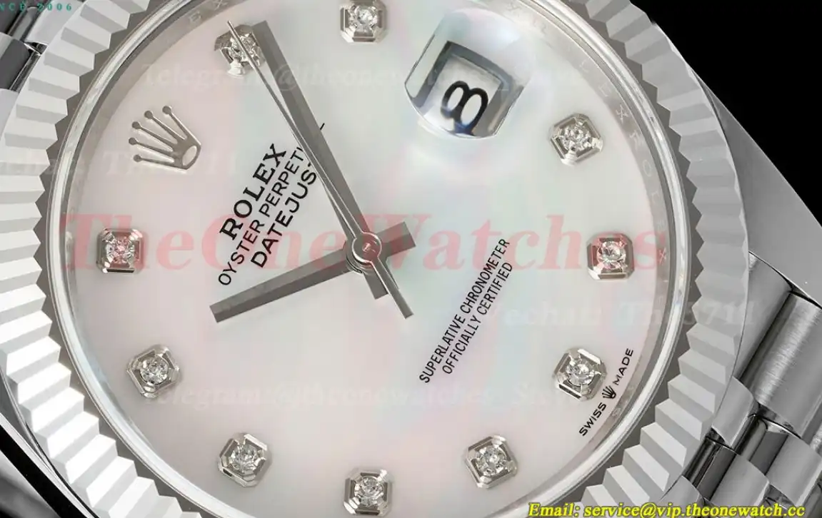 Datejust 126334 41mm Jub SS SS Mop Stk EWEF A3235