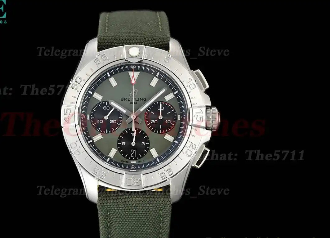 Avenger B01 Chrono 44mm SS NY Green Dial BLSF Cal.01