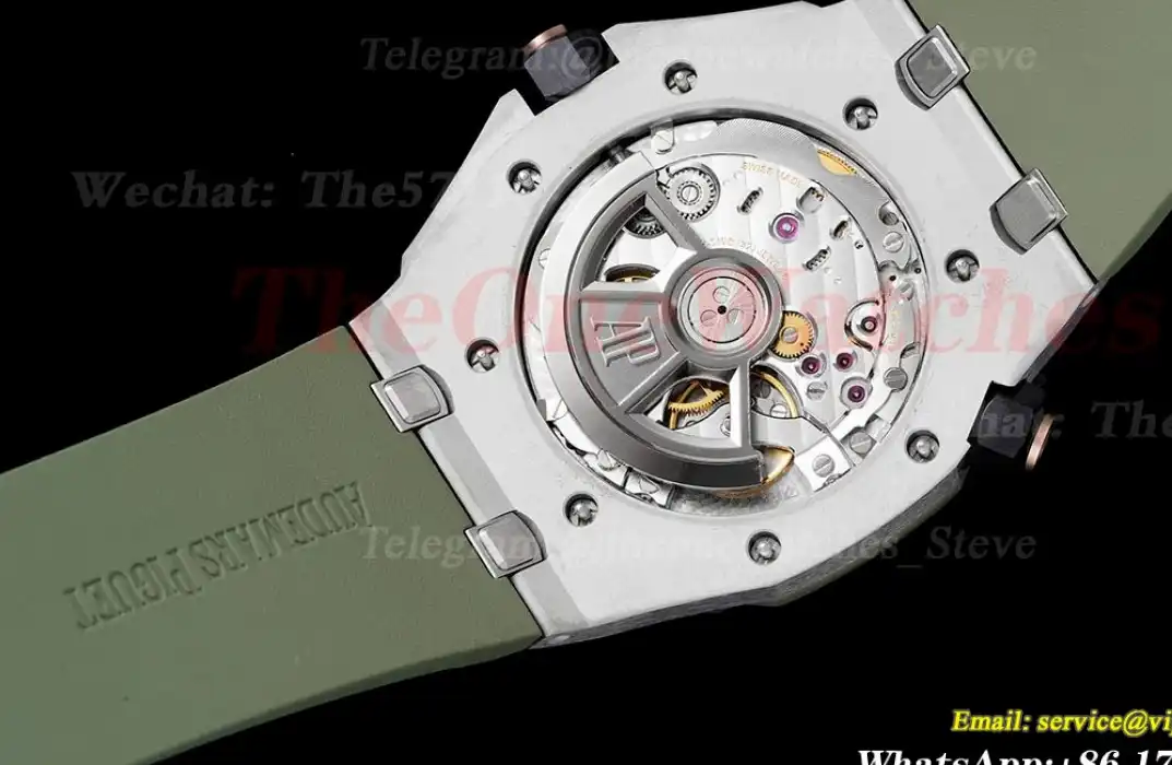 Royal Oak Offshore Diver 15720 42mm SS RU Green Stk APS A4308 Super Clone