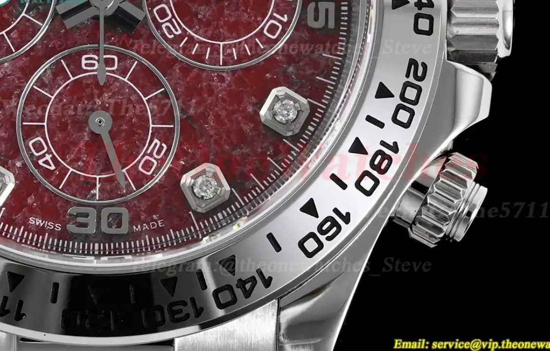 Daytona 116519 40mm SS RU Garnet Dial Clean DD4130