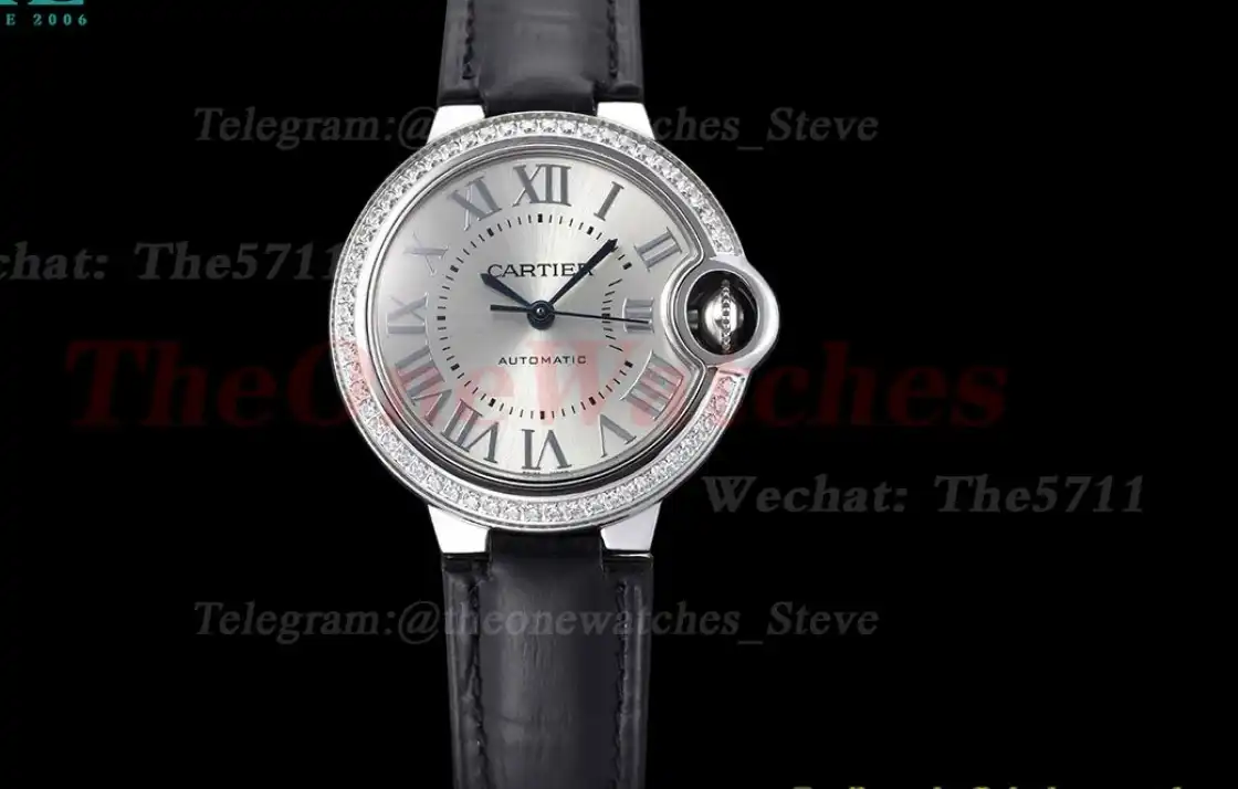 Ballon Bleu De Cartier 33mm Dia SS LE Silver Dial GDF NH05