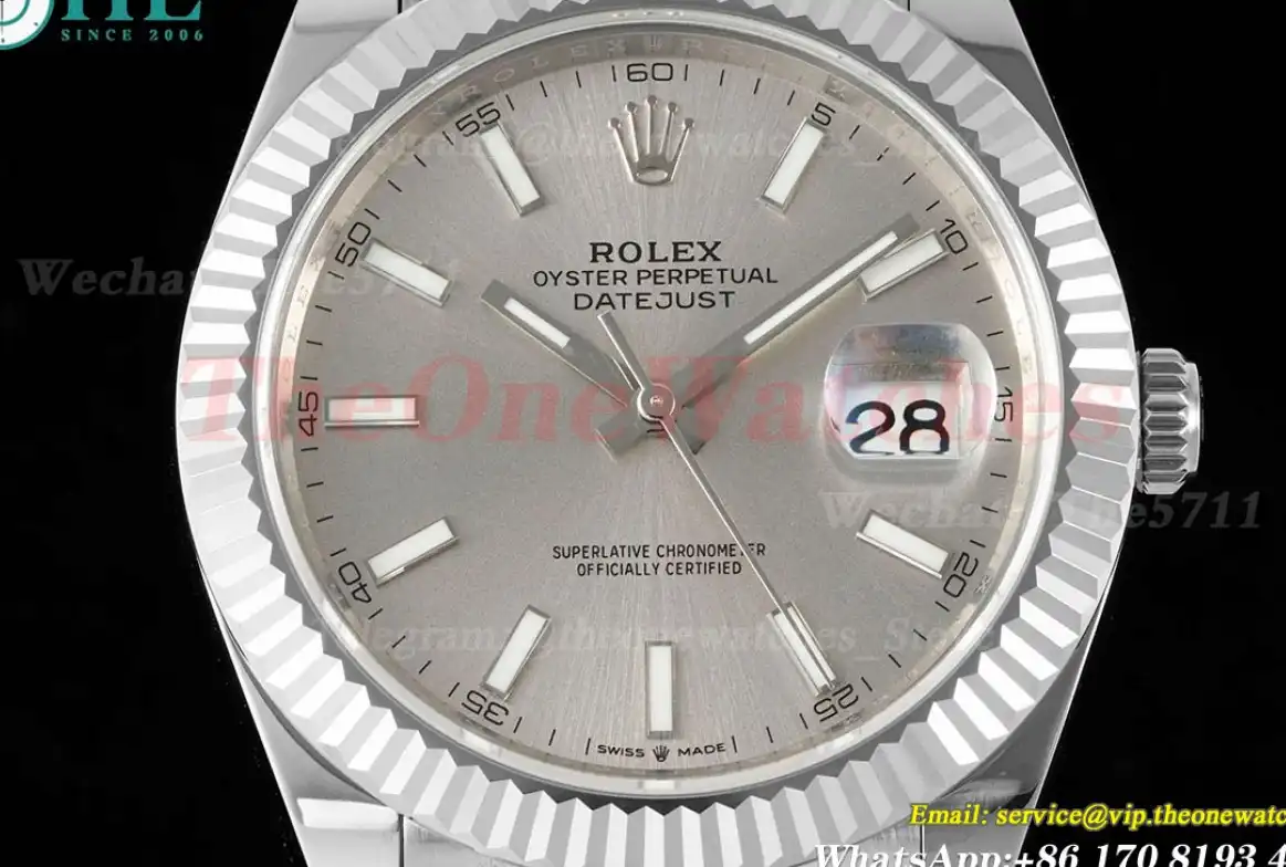 Datejust 126334 41mm Jub SS SS Silver Stk EWEF A3235