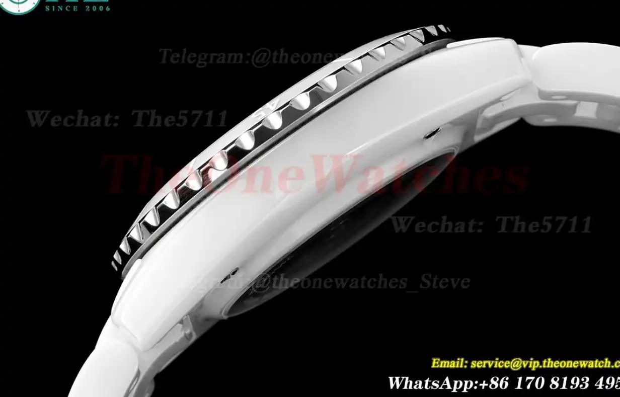 J12 38mm White Ceramic Cer White Num HTF A21.1