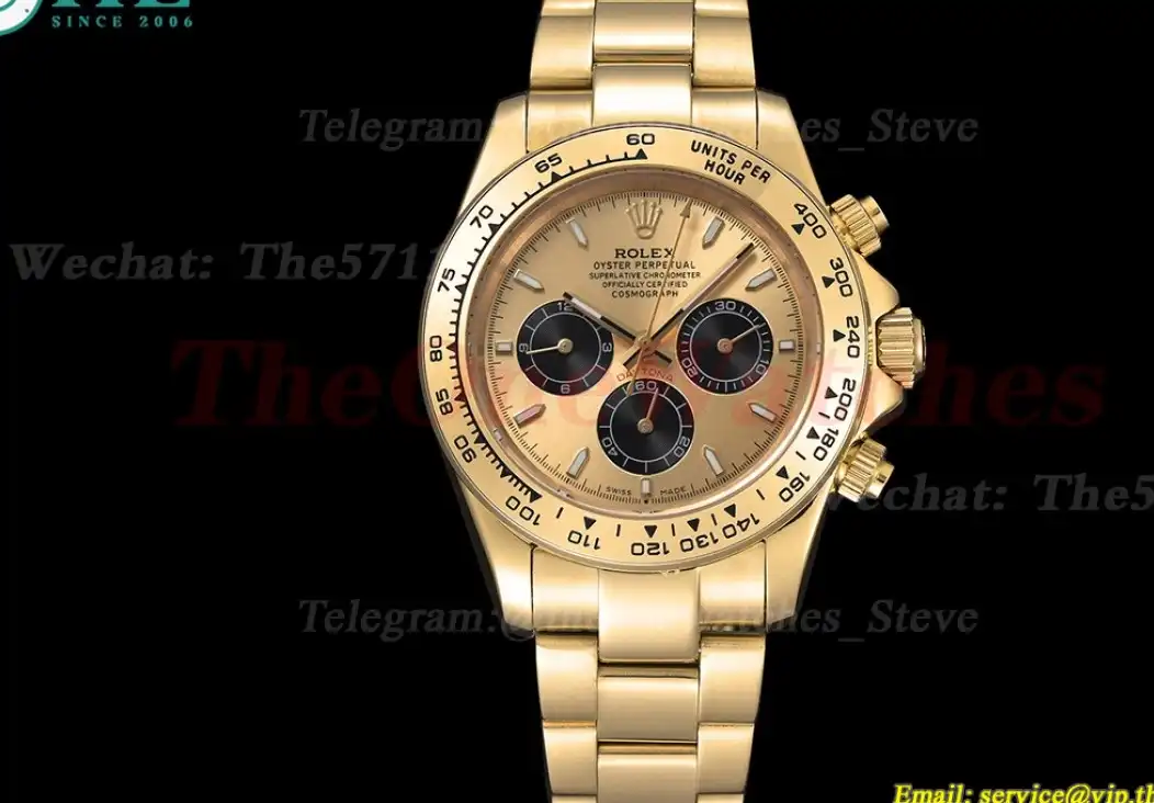 Daytona 40mm YG YG Gold Black GDF A3836