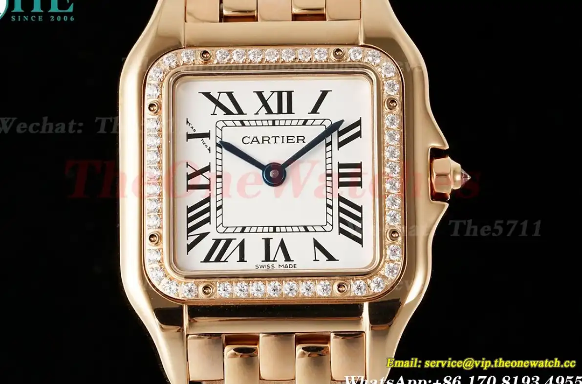 Panthere Secrete De Ladies Dia 27mm RG RG White AF Quartz