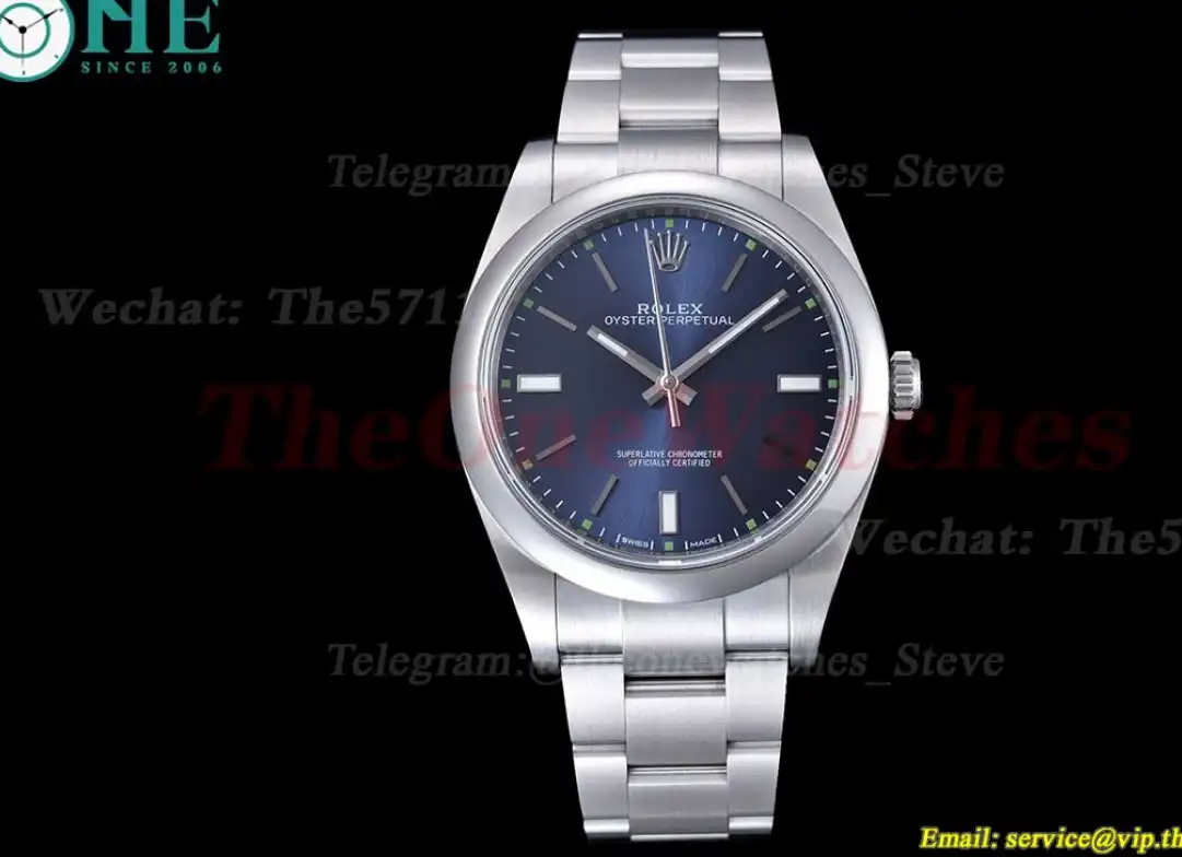 Oyster Perpetual 114300 39mm SS SS Blue EWF VR3132