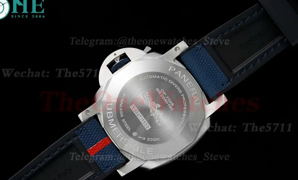 Submersible PAM1391 Luna Rossa 44mm SS RU Blue Dial VSF P900