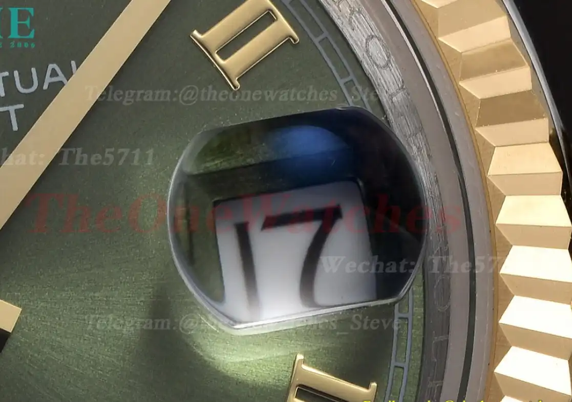 Datejust 126233 36mm Jub SS YG Green Rmn GDF MY8215