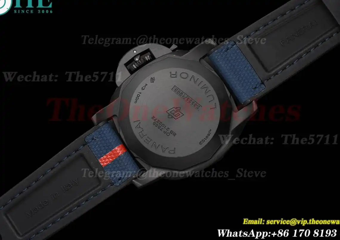 Luminor PAM1408 Luna Rossa 40mm DLC NY Blue Dial VSF P900