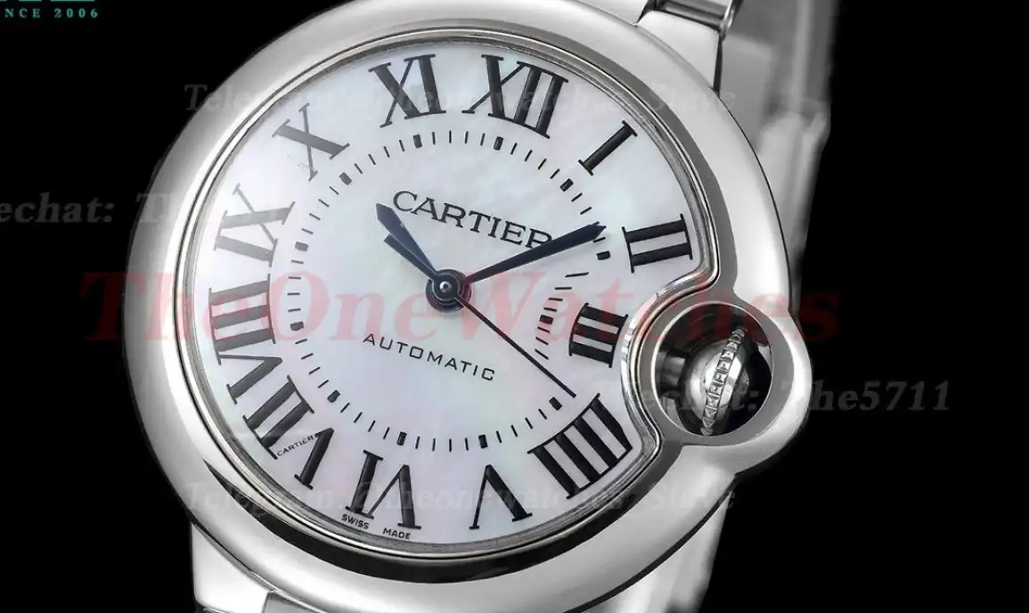 Ballon Bleu De Cartier 33mm SS SS Mop Rmn GDF NH05