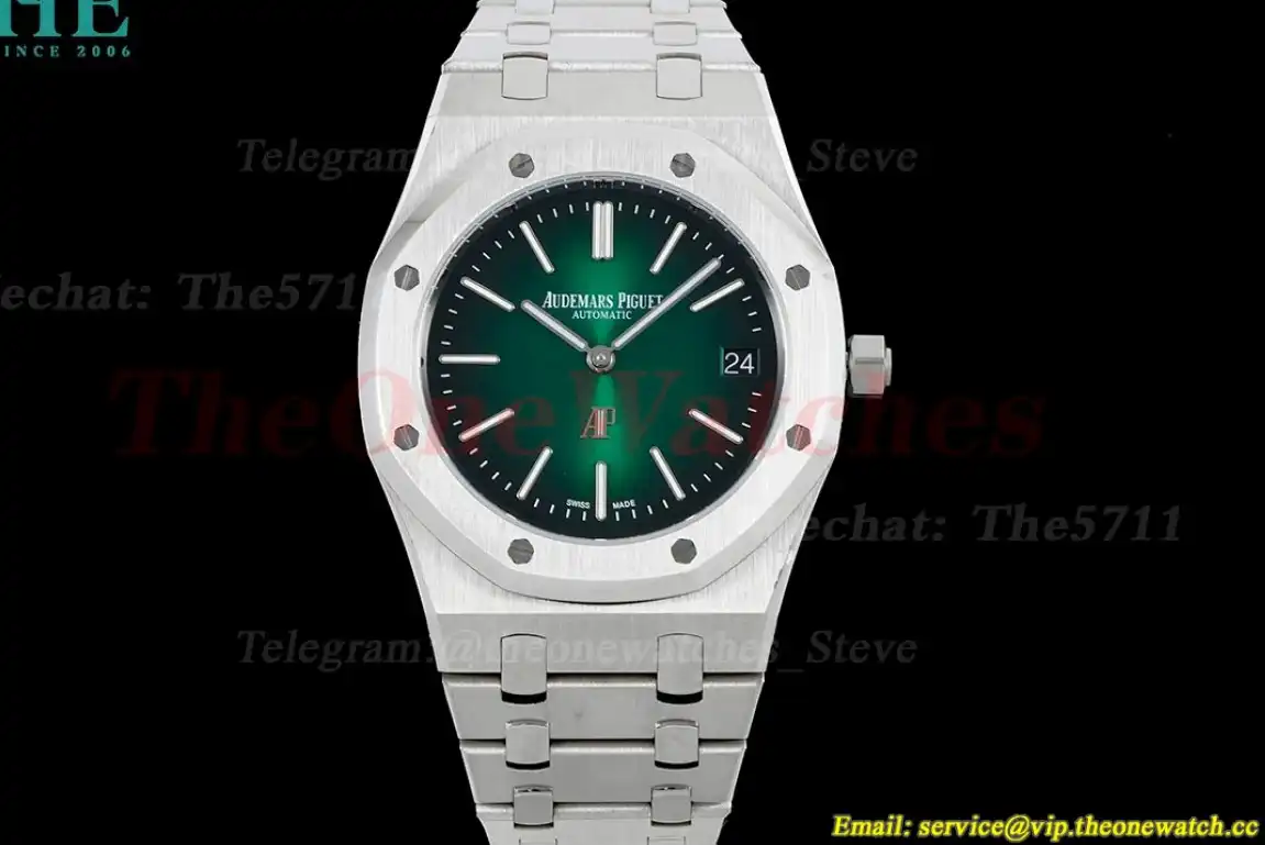 Royal Oak 15202 39mm SS SS Gradient Green Dial IPF A2121