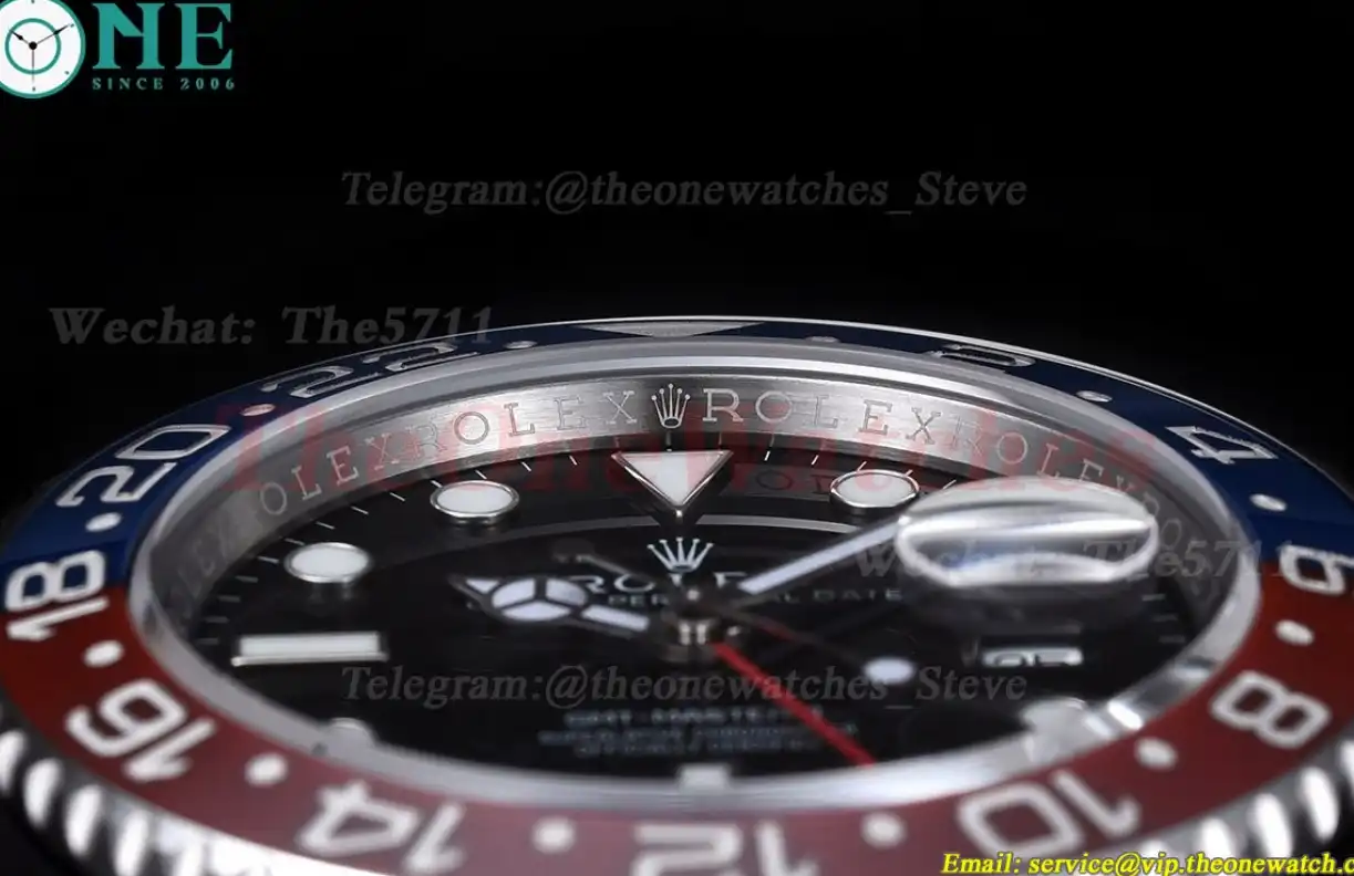 GMT Master II 126710 Pepsi 40mm Oys SS SS Red Blue EWF V2 VR3285