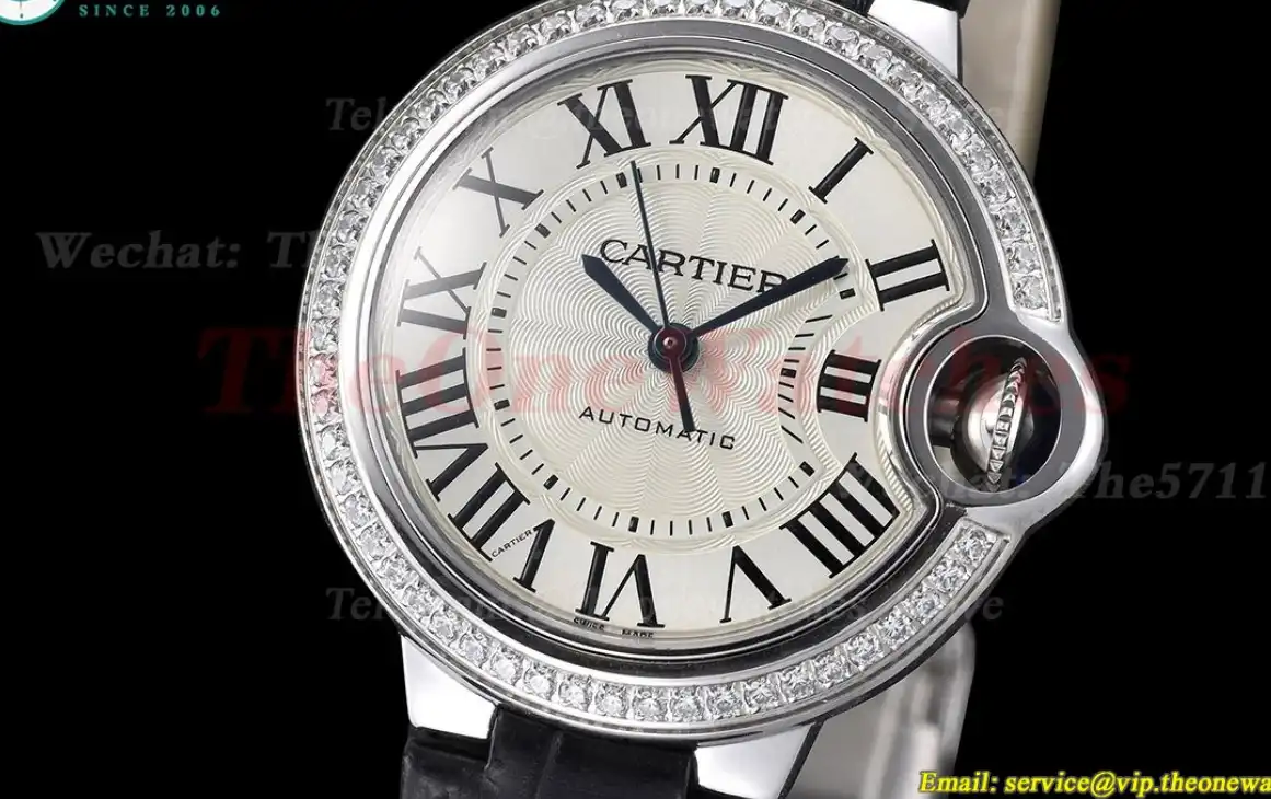 Ballon Bleu De Cartier 33mm Dia SS LE White Dial GDF NH05