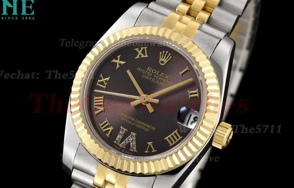 Datejust 31mm 278273 YG SS Brown Rmn GDF MY8215