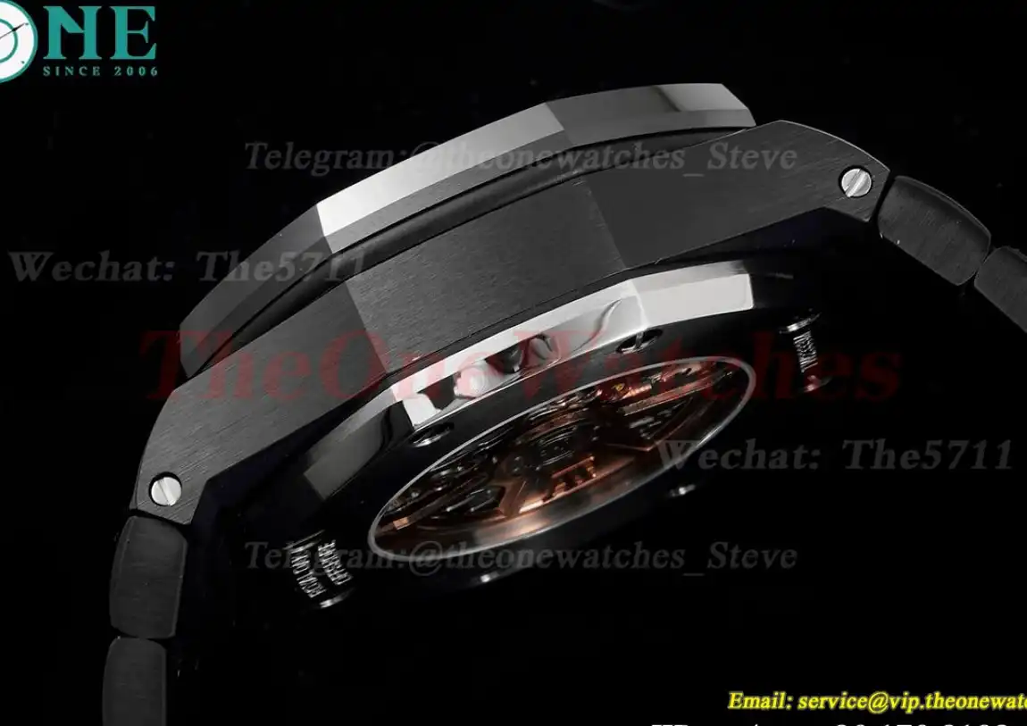 Royal Oak Offshore 42mm PVD PVD Black Dial APF A7750