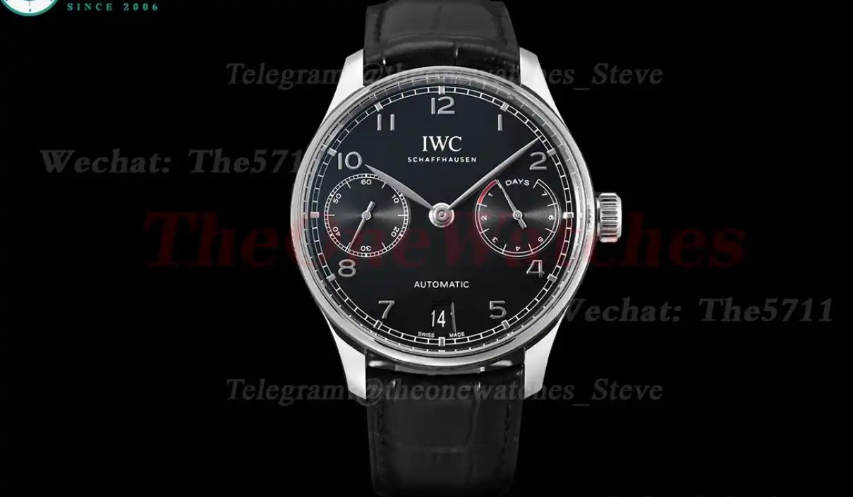 Portugieser 7 Days 42mm SS LE Black Dial ZF V5 A52010