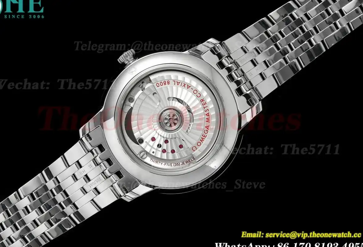 De Ville Prestige Man's 40mm SS SS White Dial VSF A8800