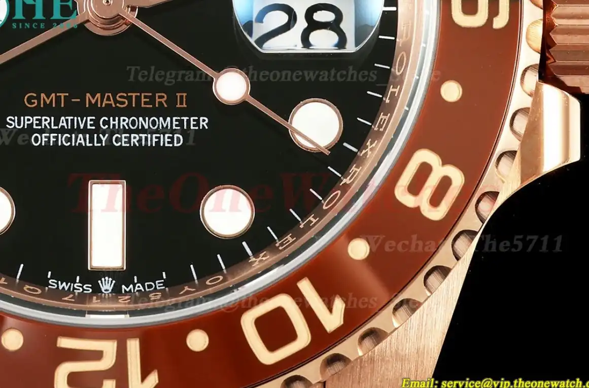 GMT Master II 126715 Oys 40mm RG RG Black Dial EWEF V2 SH3285