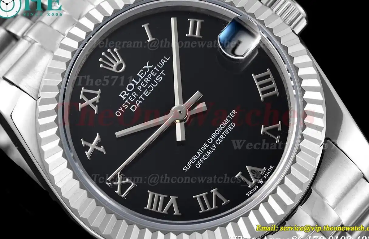 Datejust 31mm 278274 SS SS Black Rmn GDF MY8215