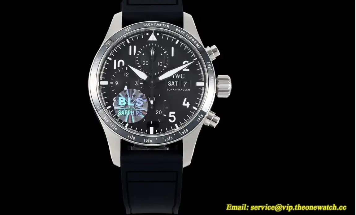 Pilot Chrono 41mm 2023 TI RU Black Num BLSF A7750 Mod