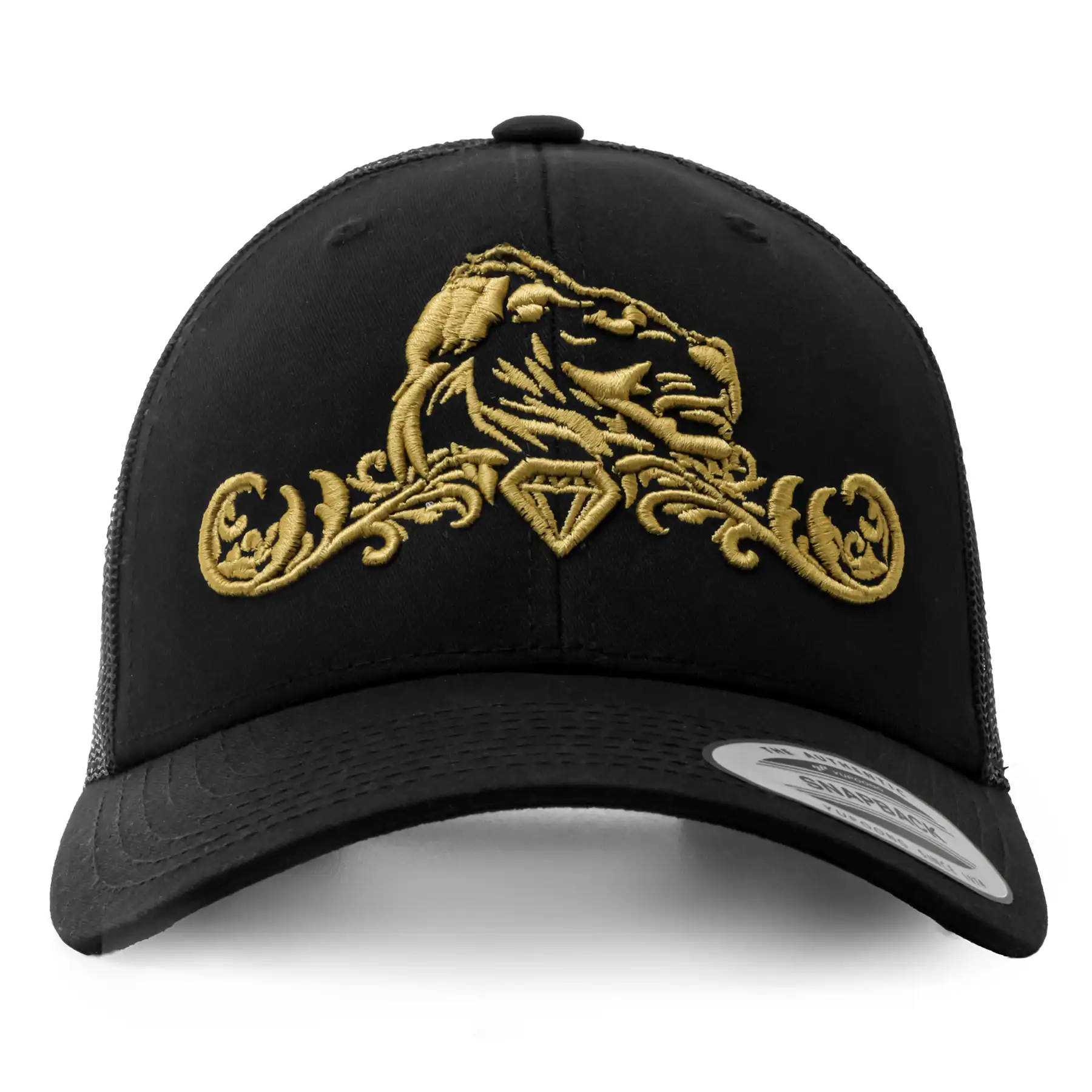 Presitigious Jewellers Trucker Cap – Gold   Black