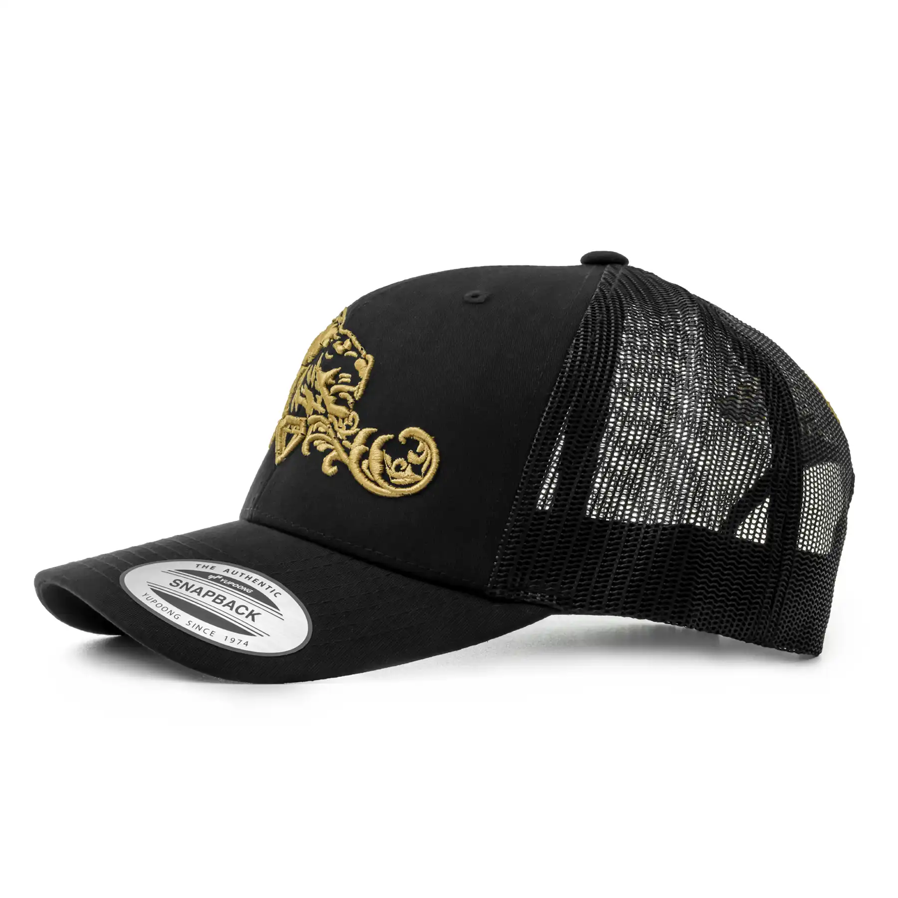 Presitigious Jewellers Trucker Cap – Gold   Black