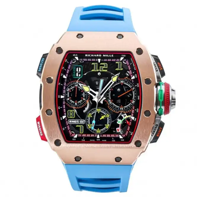 Richard Mille Chronograph Full Rose Gold RM65-01