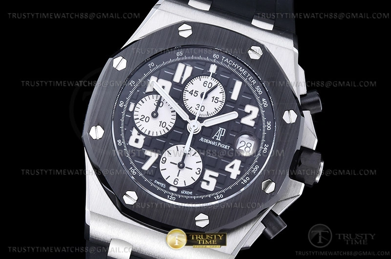 Firstbag ru AP ROO Chronograph CER SS RU Grey Num APF 7750 Mod