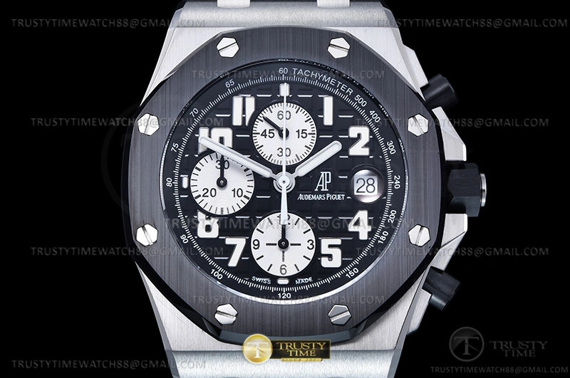 Firstbag ru AP ROO Chronograph CER SS RU Grey Num APF 7750 Mod
