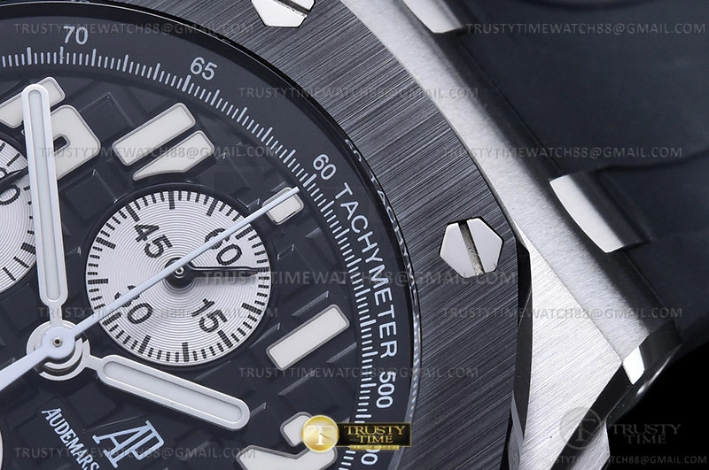 Firstbag ru AP ROO Chronograph CER SS RU Grey Num APF 7750 Mod