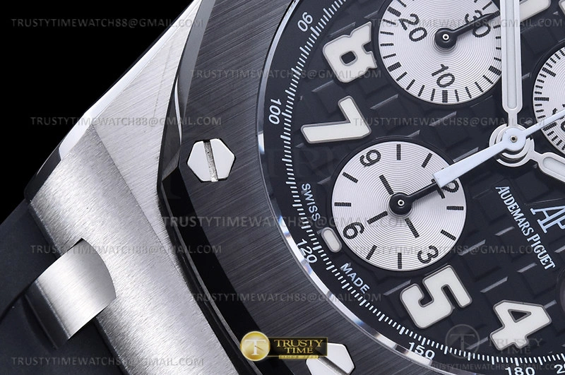 Firstbag ru AP ROO Chronograph CER SS RU Grey Num APF 7750 Mod