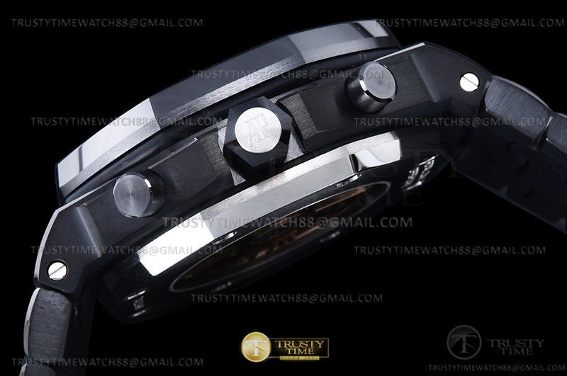 Rep AP ROO Chronograph DLC DLC Black Dot APF 7750 Mod