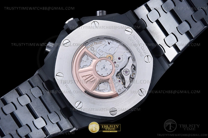 Rep AP ROO Chronograph DLC DLC Black Dot APF 7750 Mod