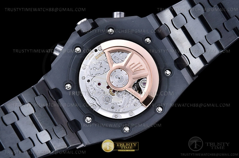 Rep AP ROO Chronograph DLC DLC Black Dot APF 7750 Mod