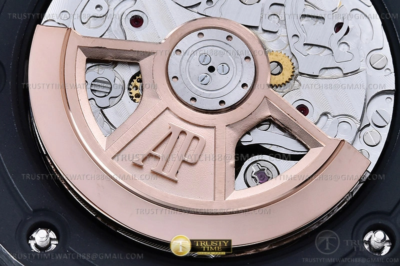 Rep AP ROO Chronograph DLC DLC Black Dot APF 7750 Mod