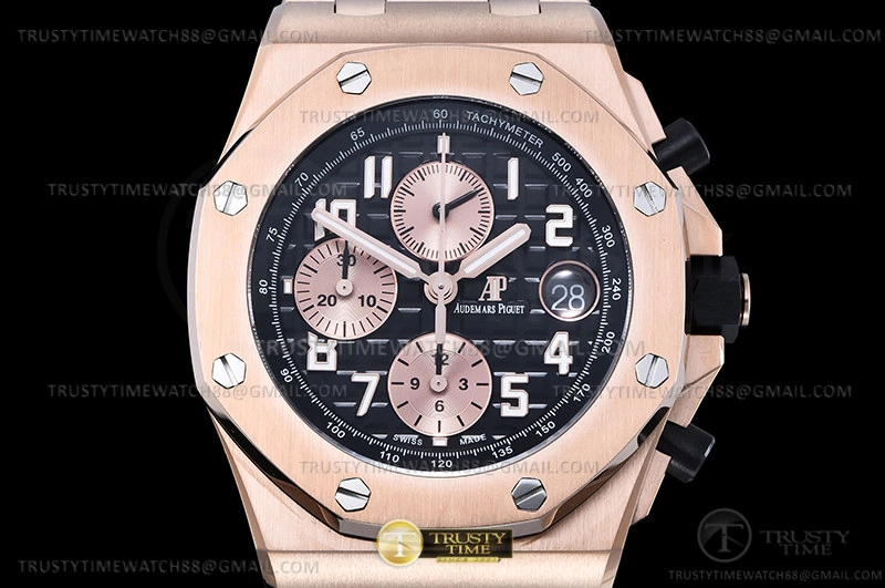 Hyperpeter AP ROO Chronograph RG RG Black Num APF A3126 Mod